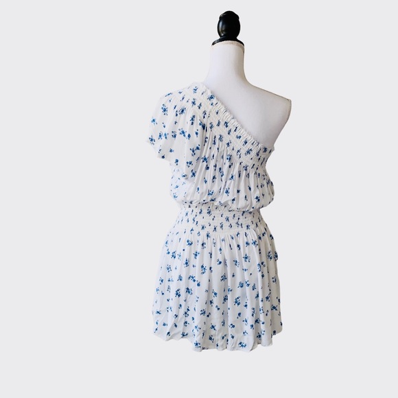 SKYLAR+MADISON ONE SHOULDER FLORAL MINI DRESS - Picture 3 of 15